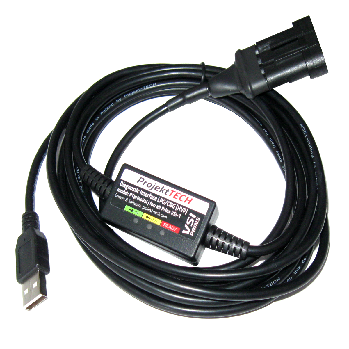 Diagnostic cable projekt-tech usb lpg cng for vsi