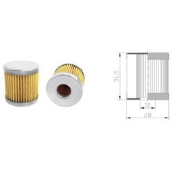 LPG filter lovato rgj 3.2 metal without a hole, dimensions