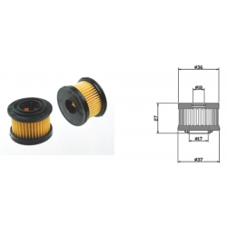 BRC plastic filter repair kit, with hole, flat, PT-KLPG13, dimensions