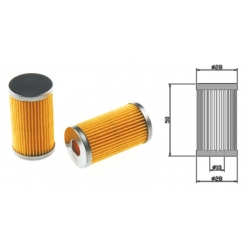 LPG filter RMG/FAST metal without a hole, dimensions